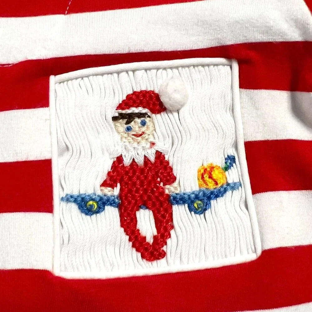 Smock Monkey 18m Elf On A Shelf Christmas Pajamas
